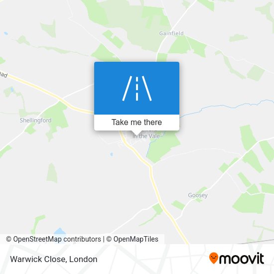 Warwick Close map