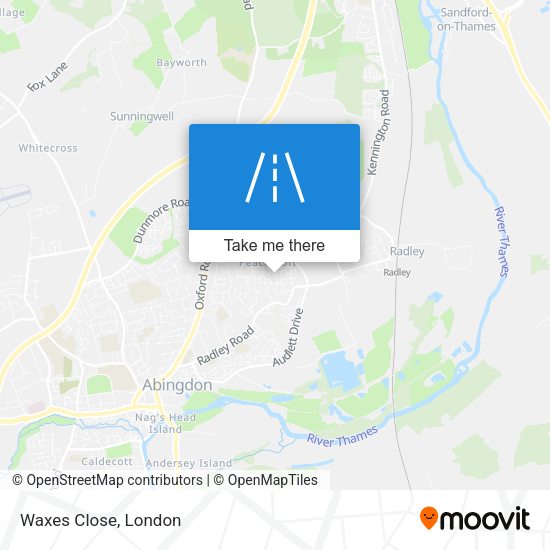 Waxes Close map