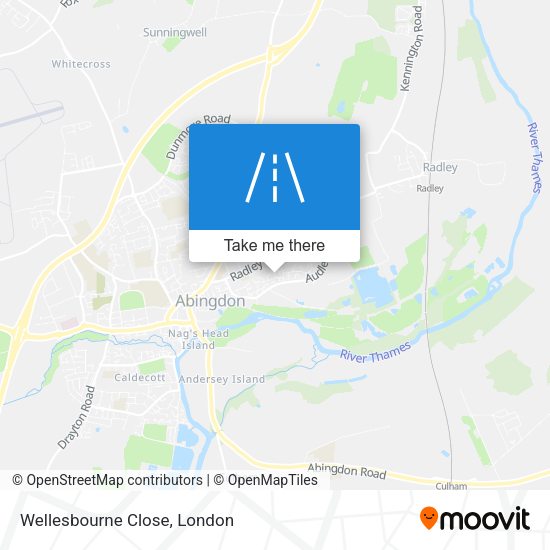 Wellesbourne Close map