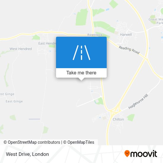 West Drive map