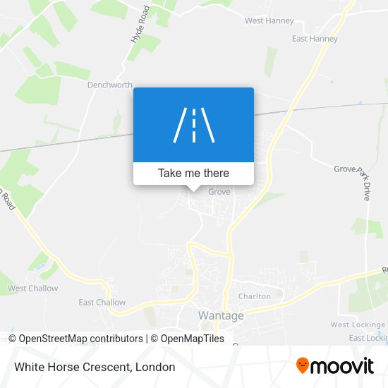 White Horse Crescent map