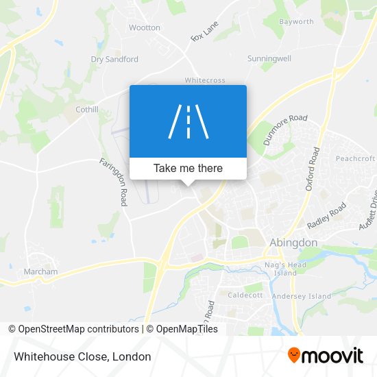 Whitehouse Close map