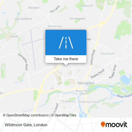 Wildmoor Gate map