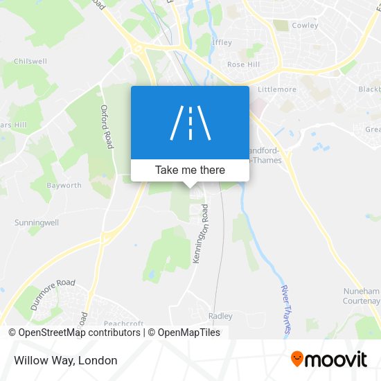 Willow Way map