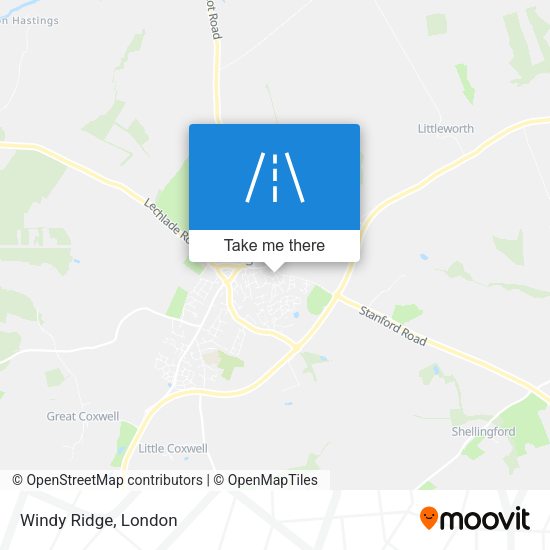 Windy Ridge map