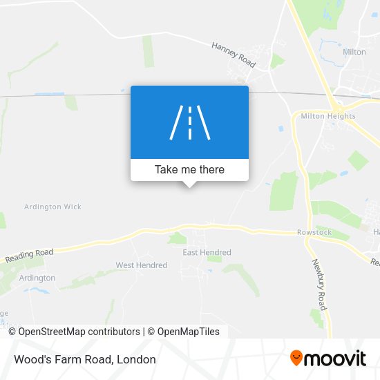 Wood's Farm Road map