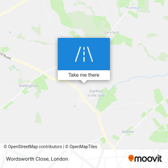 Wordsworth Close map