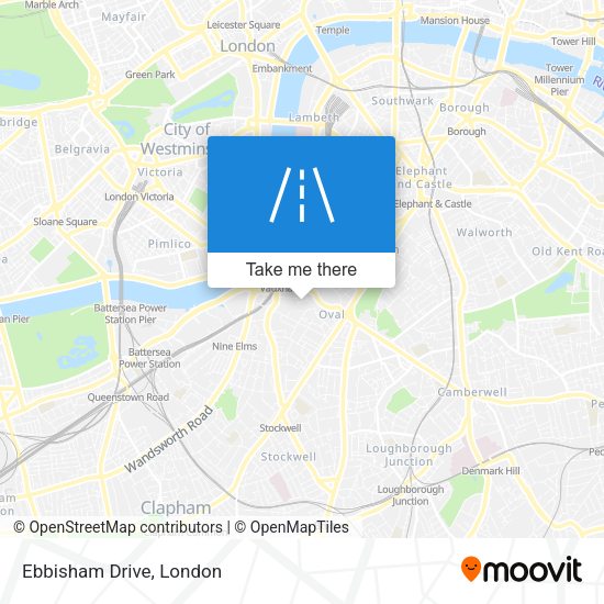 Ebbisham Drive map