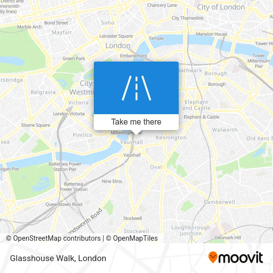 Glasshouse Walk map