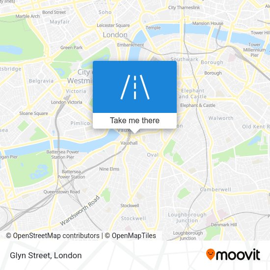 Glyn Street map