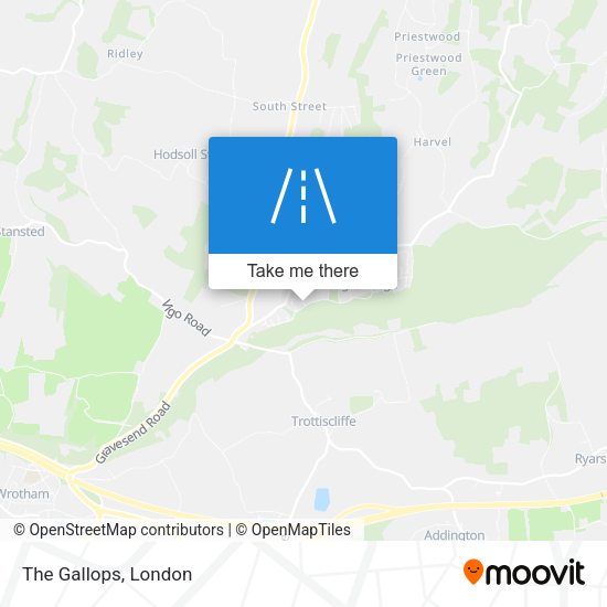 The Gallops map