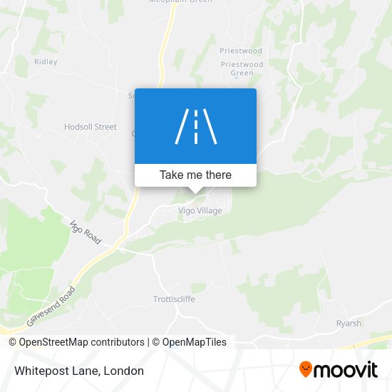 Whitepost Lane map