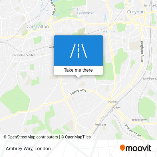 Ambrey Way map