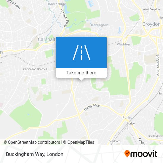 Buckingham Way map