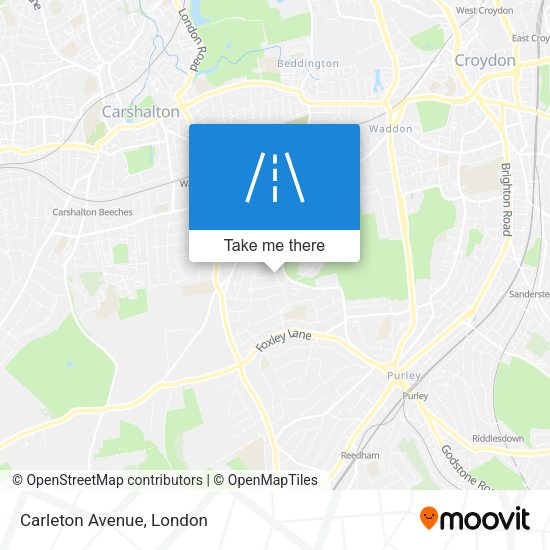 Carleton Avenue map