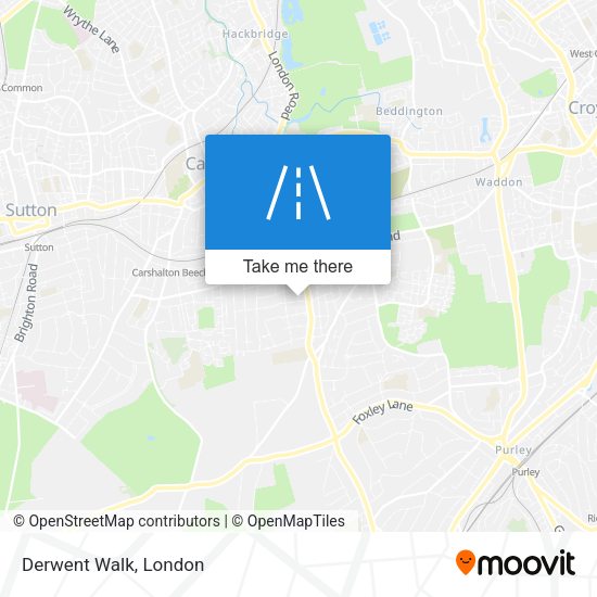 Derwent Walk map