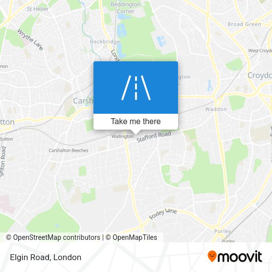 Elgin Road map