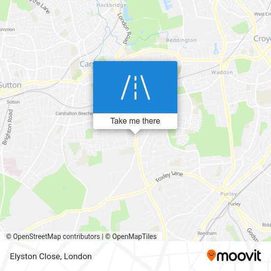Elyston Close map