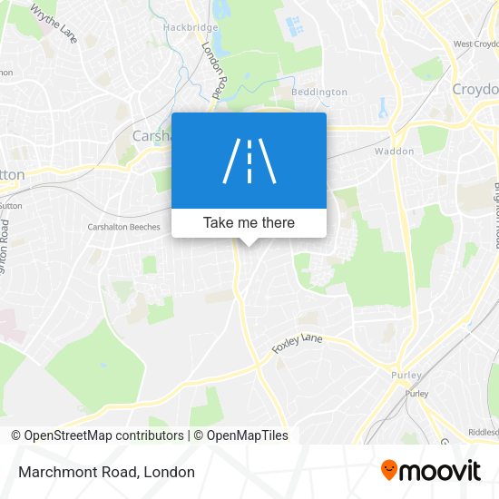 Marchmont Road map
