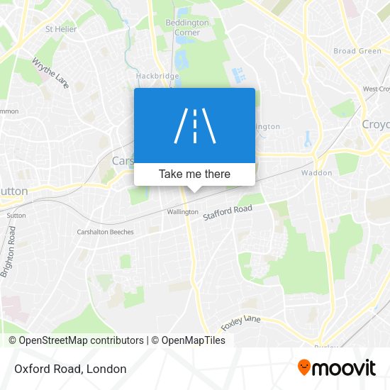 Oxford Road map