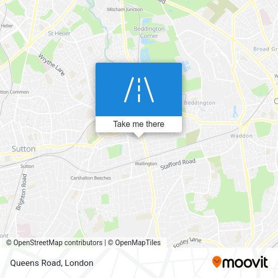 Queens Road map