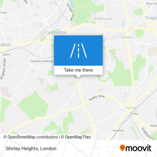 Shirley Heights map