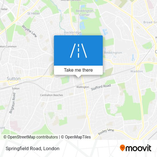 Springfield Road map