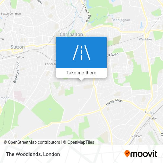 The Woodlands map