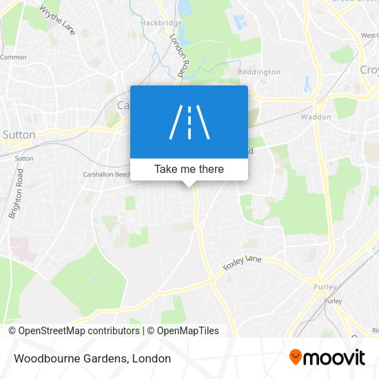 Woodbourne Gardens map