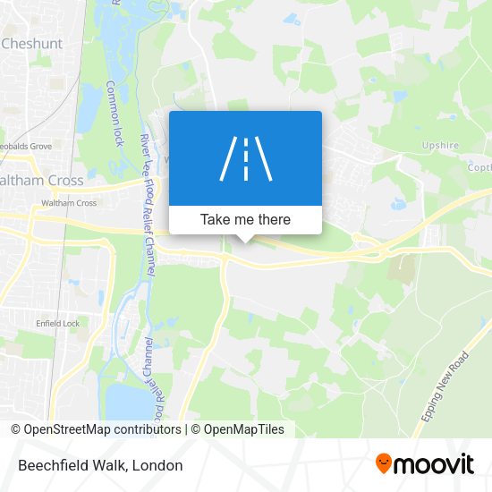 Beechfield Walk map