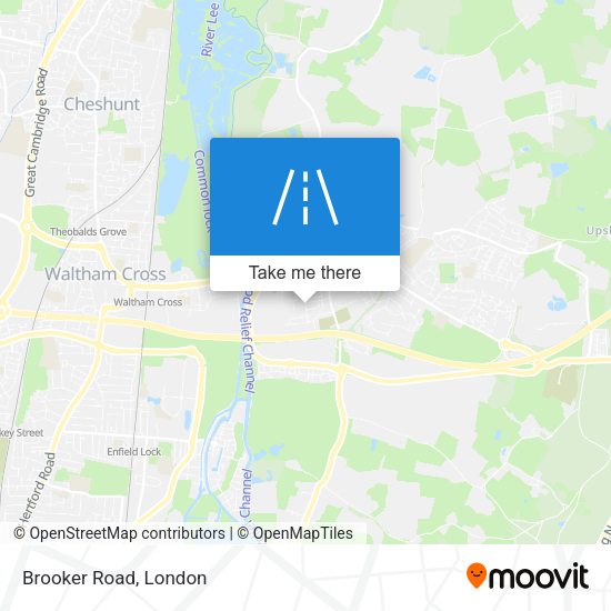 Brooker Road map