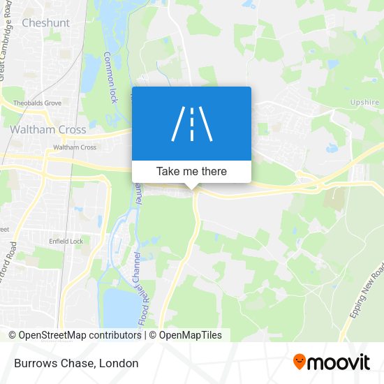 Burrows Chase map
