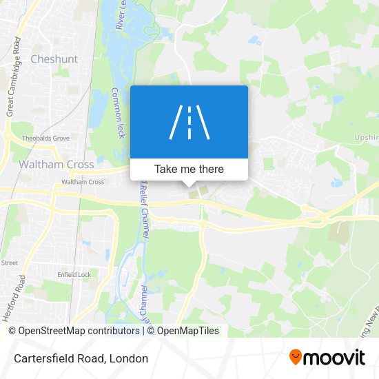 Cartersfield Road map