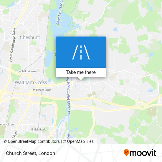 Church Street map