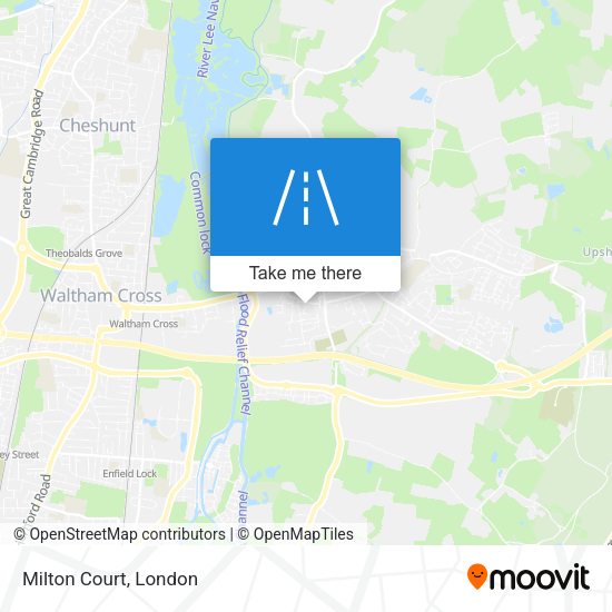 Milton Court map