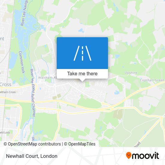 Newhall Court map