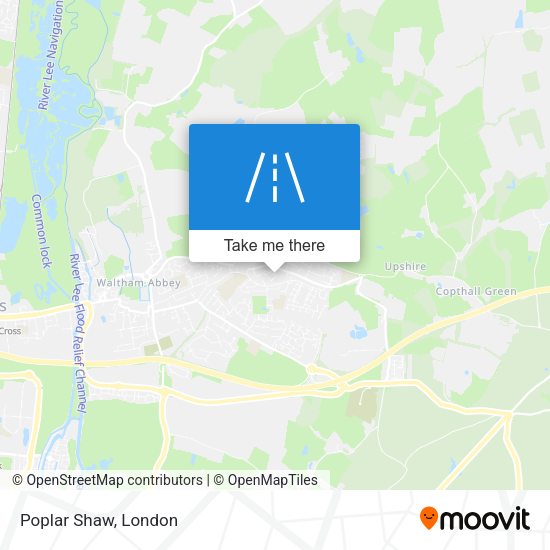 Poplar Shaw map