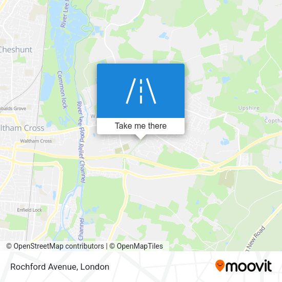 Rochford Avenue map