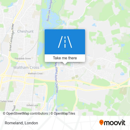 Romeland map