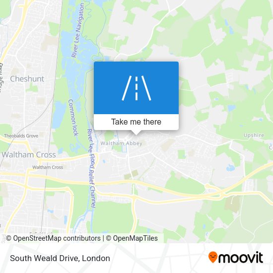 South Weald Drive map