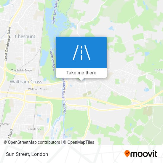 Sun Street map