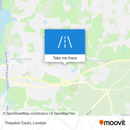 Theydon Court map