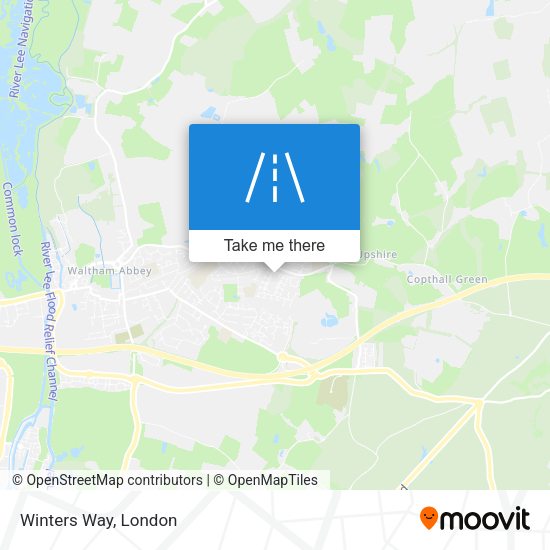 Winters Way map