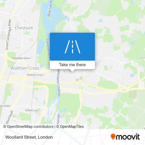 Woollard Street map