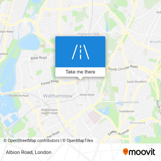 Albion Road map