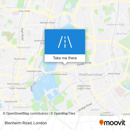 Blenheim Road map