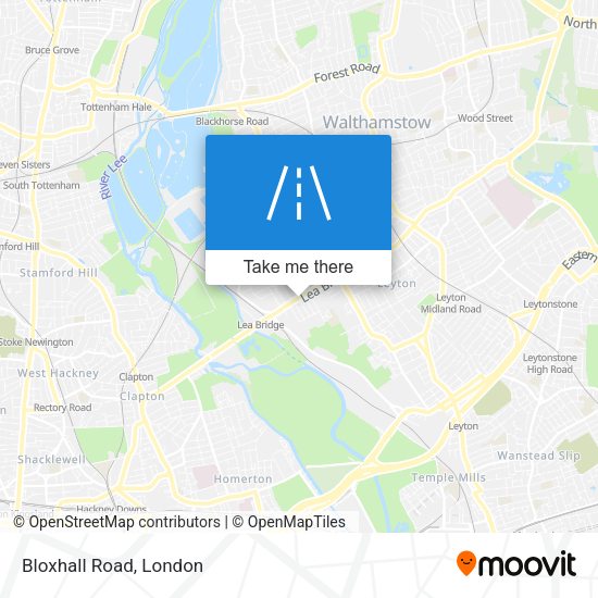 Bloxhall Road map
