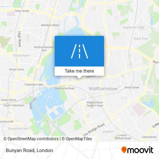 Bunyan Road map