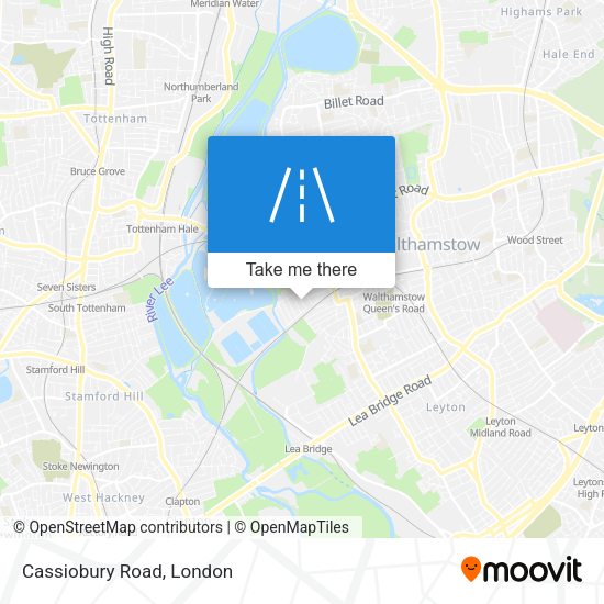 Cassiobury Road map