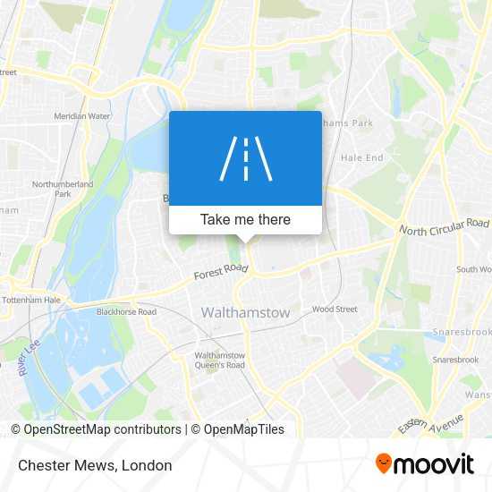 Chester Mews map